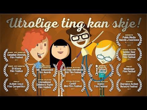 Animert informasjonsfilm om autismevansker på norsk.