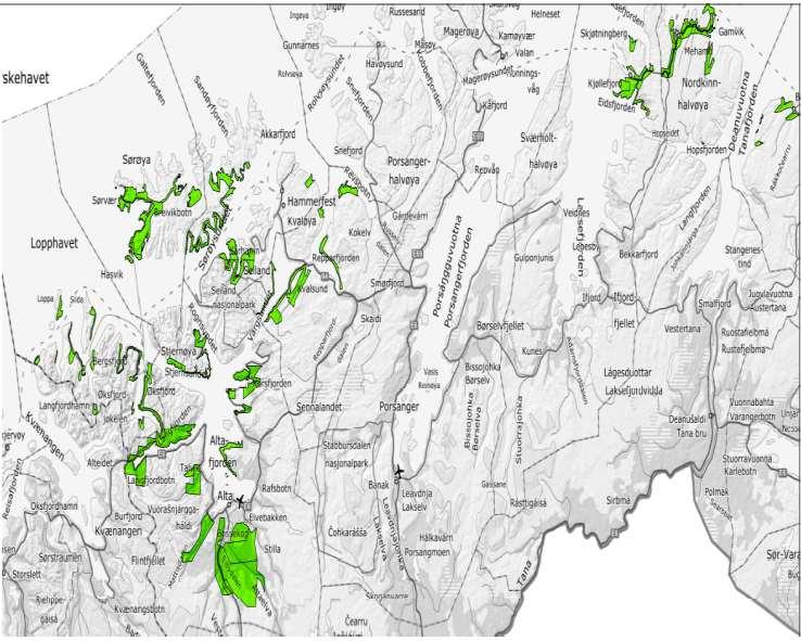 Geovekst-prosjekt FKB-C Finnmark 2018 Omløpsbilder (GSD25) fra 2015 og 2016 (2012) Nykonstruksjon og