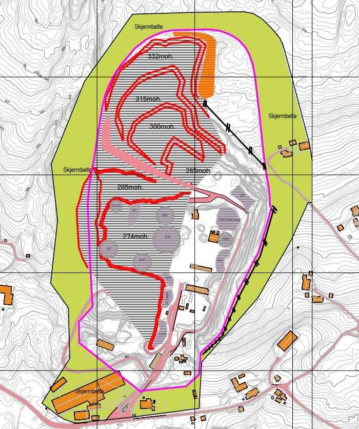 1 2 Figur 2: Dagens situasjon Lierskogen pukkverk 4 (7)