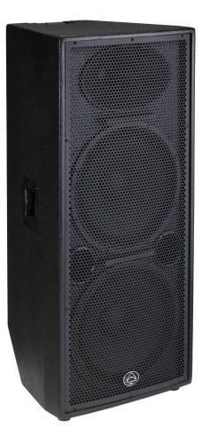 DELTA 215 Drivere Effekt (RMS/prog./peak) Diskant + 2x15" bass 1000/2000/4000W 45Hz-20kHz 137dB 113,5x48,8x45cm 52,9kg Meget kraftig høyttaler med stort diskanthorn og 2 stk. kraftige 15" bassdrivere.