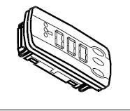 5.1.2.1 Betjeningspanel kompressorer I døren på el.skapet på kompressoraggregatet sitter det fire regulatorpaneler av typen Danfoss.
