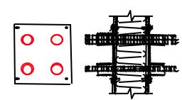 CC rør =540 (Ø76 / Ø60) Høyde =2,3m D549 Offset ramme CC rør =540 (Ø76 / Ø60) Høyde =1,6m KABELINNTAKSPLATER / BRO