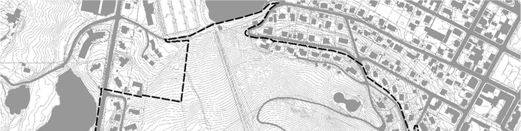 Om analyseobjektet Beskrivelse av analyseområdet Området ligger midt i Gjøvik by, omkranset av eneboligbebyggelse mot vest og øst, Fastland med grøntområder i nord, og fylkesveg 172,
