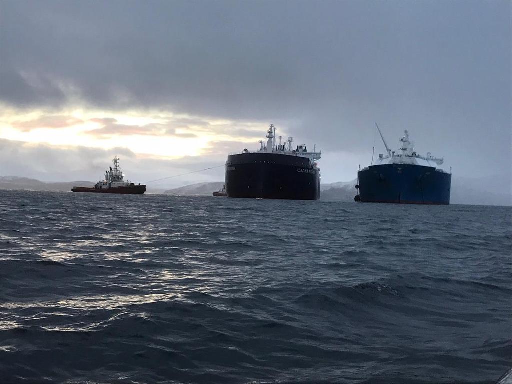 Morgendagens energikommune Veidnes - oljeterminal for Barentshavet Omlasting av Olje