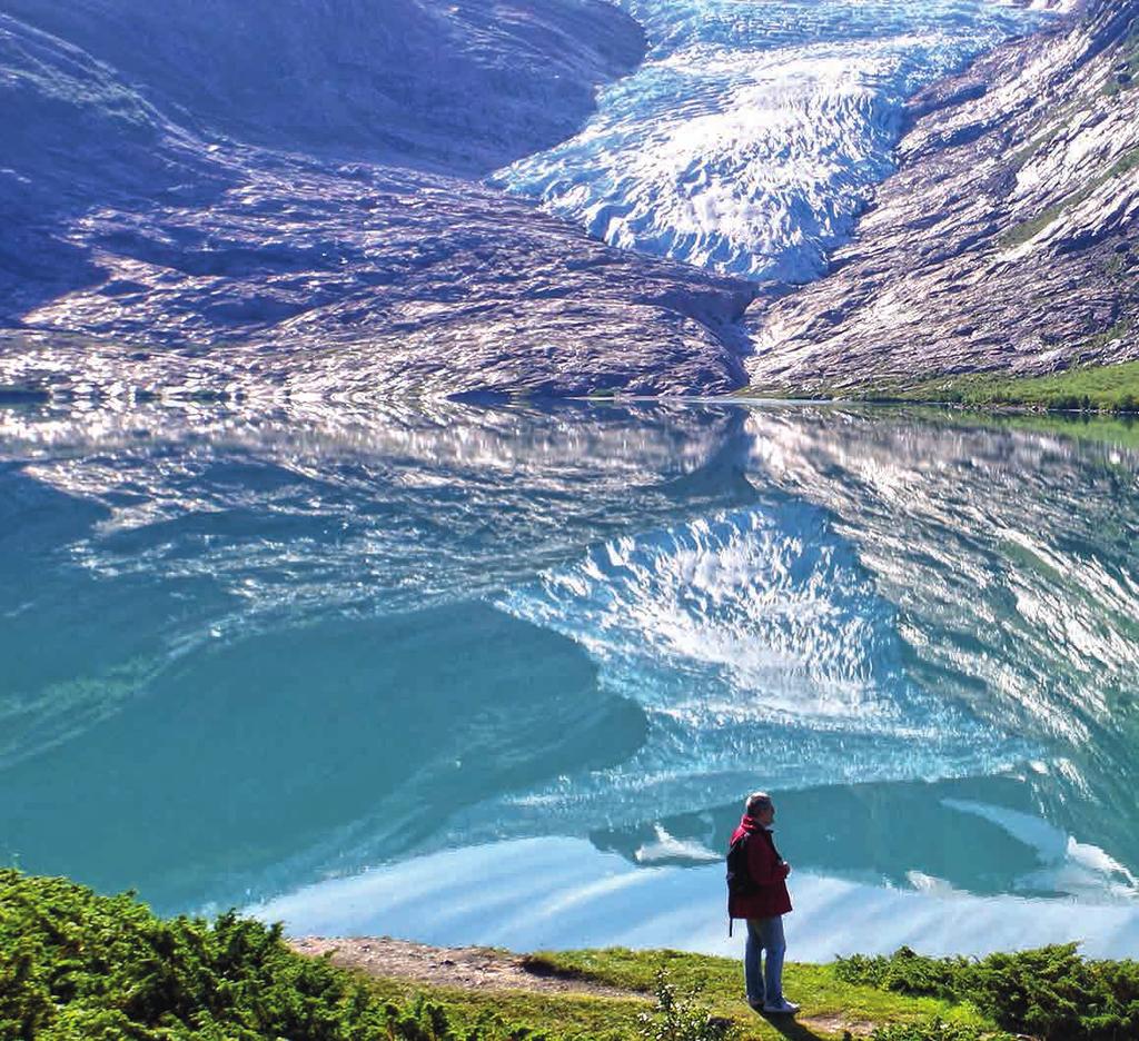 Sjansen for å se nordlyset om vinteren er også større nord for polarsirkelen. Norges nest største isbre, Svartisen, ligger ikke langt det gamle handelsstedet Ørnes.