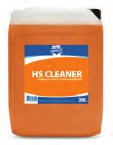 Litt "sterkere" i forhold til HS Cleaner. Blandingsforhold 1:5-1:4. HS CLEANER Alkalisk avfetting/rengjøring. Miljøvennlig vaskemiddel.