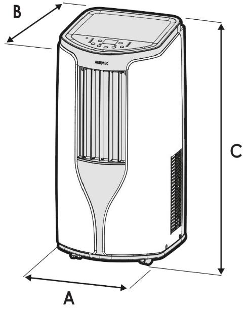 200 Effektforbruk Watt 850 Energiklasse EER A+ - 3,1 Luftmengde m 3