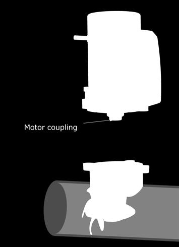 Fig. 1 Fig. 1c Fig. 2b Fig. 1b Fig. 2 Fig. 3 Fitting the electromotor Montering av elektromotor 1. Insert drive pin on motor shaft, tap the coupling on to the motor shaft.