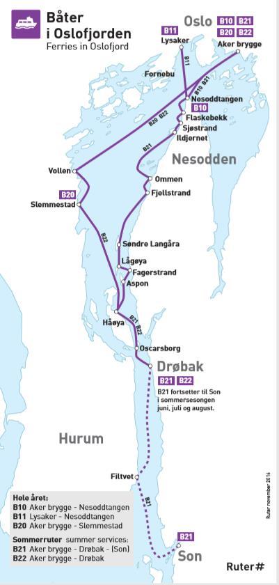 Ferger på Oslofjorden Prosess for utslippsfri båttrafikk vil også kreve bistand for materiell og anlegg Aktuelt nå for utslippsfri hurtigbåt innen