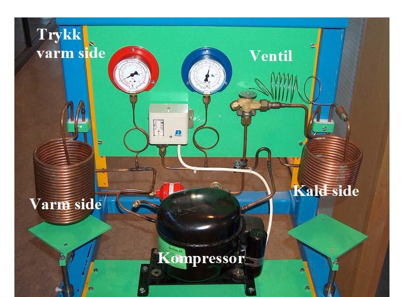 V F = Mottatt --------------------------------- energi Tilført energi (0.1) For å finne mottatt energi må vi måle vanntemperaturen på varm side over tid.