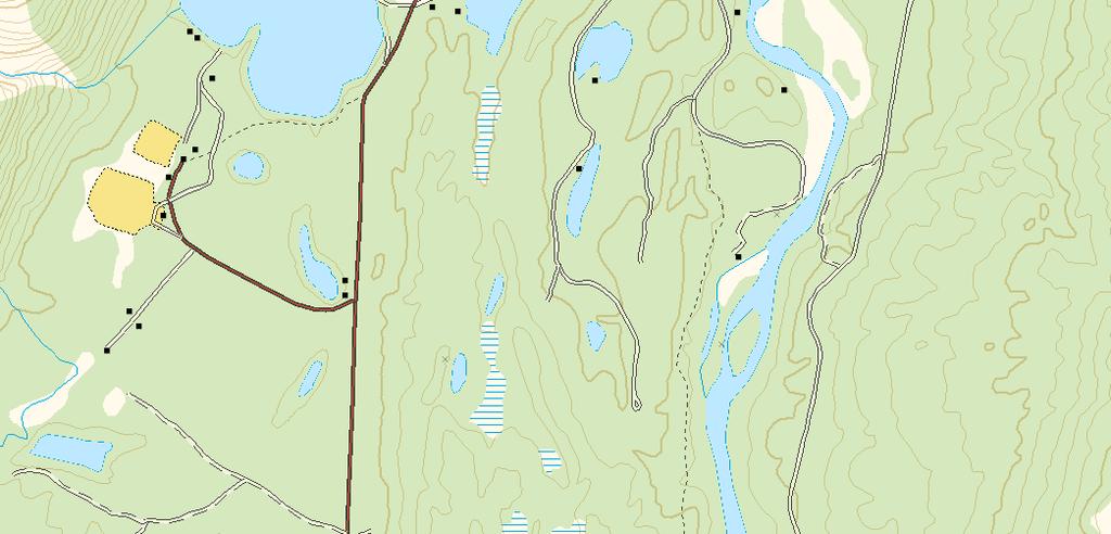 Lindovara 71 Ingebrigtholmen Ingebrigt 77 32 ørrvatnet Bergskog 148 72 Mattisvatnet Langvatnet Fossheim Tjernevatnet 78 31 Fossmo