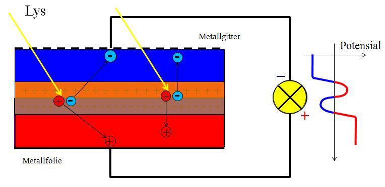 9. Metallbelegg Vi legger metall på utsida av n- og p-området.