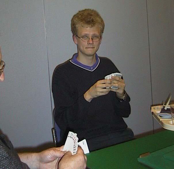 Espen Lindqvist. Finalens yngste deltager, 17 år gammel.