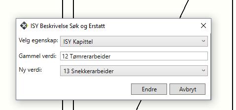 Koder med enheter for areal og volum får automatisk mengden fra Revit når du legger de på de fleste objekter.