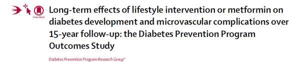DPP - effekt RRR -31 % RRR -58 % Lancet Diabetes Endocrinol 2015;3:866-75 Gruppebasert livsstilsintervensjon for alle i 1 år, heretter ny