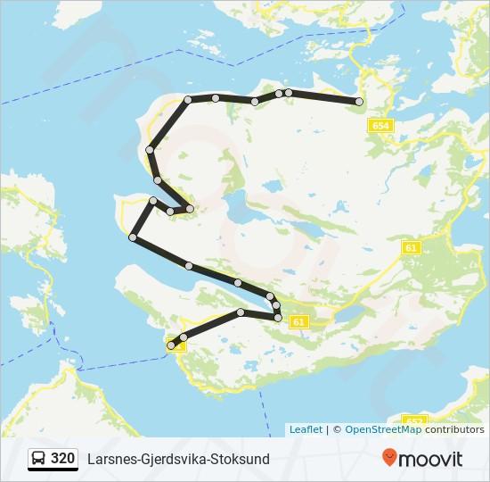 Retning: Larsnes 20 stopp VIS LINJERUTETABELL Sandvika Dyrhaug Hanen Moltuvegen 241, Norway Moltu Butikk Nygjerdevegen 1, Norway Løset Moltuvegen 613, Norway Hide Stokset Gjerdsvik Butikken Sandanger