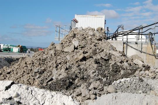 3-5% av all produsert betong går rett på deponi.