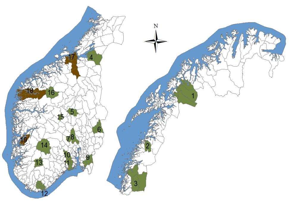 Estimering av bestandsstørrelse i 2016 Forenklet kohortanalyse (årsklasseanalyse) Basert på: Antall dyr felt pr.