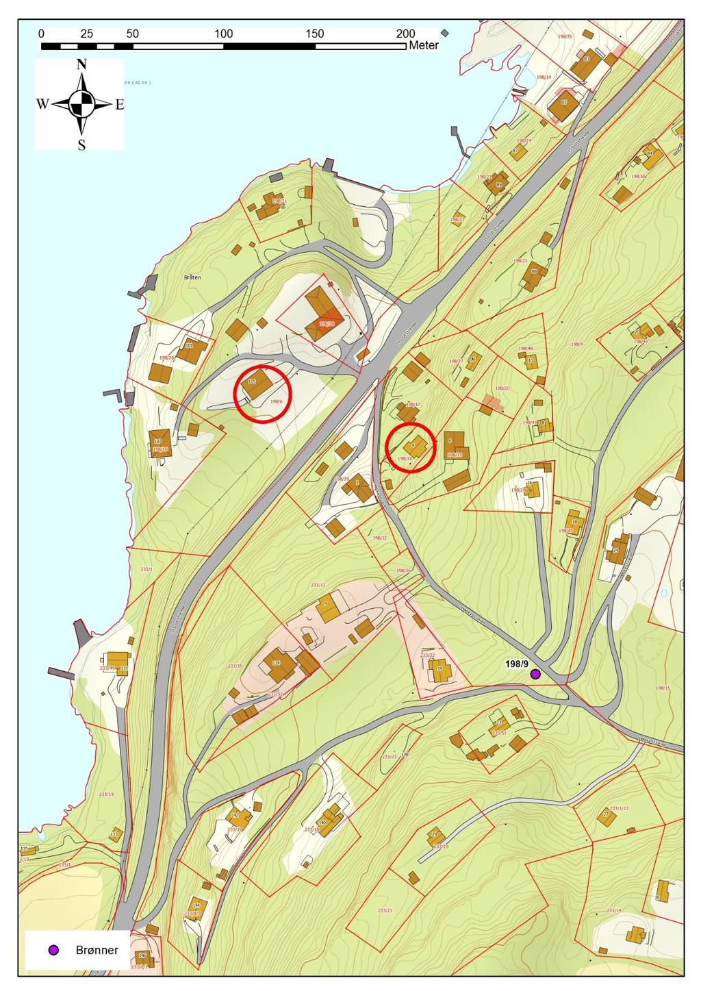 Side 6 av 83 Figur 2: Brønn på eiendom 198/9, forsyner fastboende