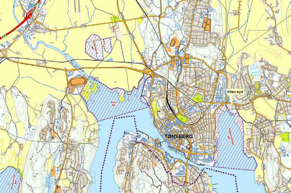 Reservatveien 4 AS og Reservatveien 8 AS er individuelle parter, men har langt på vei sammenfallende interesser og opptrer med felles prosessfullmektig. Tønsberg kommune eier gnr. 151 bnr. 249 og 533.