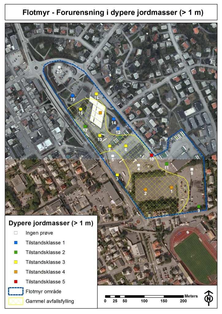 FLOTMYR - VURDERING AV GRUNNLAG FOR MILJØTILTAK 12/19 Figur 7 Oversiktskart på ortofoto over de