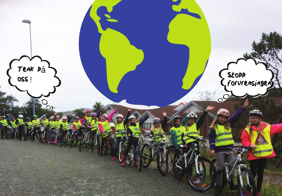 5. Kutt klimagassutslippene nå! 4A, Sjøstrand skole Norske barn krever at klimagassutslippene i både Norge og resten av verden må senkes kraftig de neste årene.