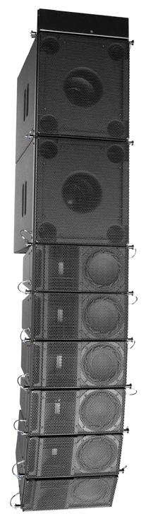 kombinert med høyt lydtrykk og meget lav forvrenging. LR7 LR7 er det minste systemet i L-serien.