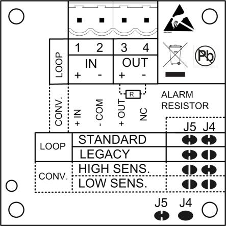 nyere versjoner av AutroSafe og Autroprime. I Legacy-modus må detektoren emulere grensesnittet for flammedetektoren som brukes for 601F-detektoren.