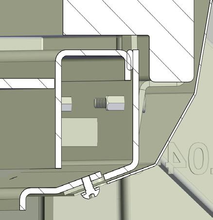 FIG 24 NO Monter avlederen (2) og luft-spoiler (1) GB Assemble the deflector (2) and the air spoiler (1). FI Asenna ohjain (2) ja ilmanohjain (1). SE Montera deflektorn (2) och luftriktaren (1).