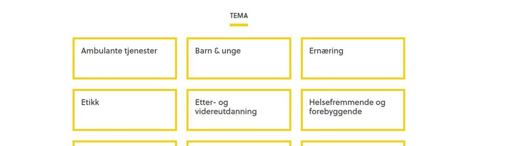 I Tema-seksjonenfinner du ulike tema som er blitt