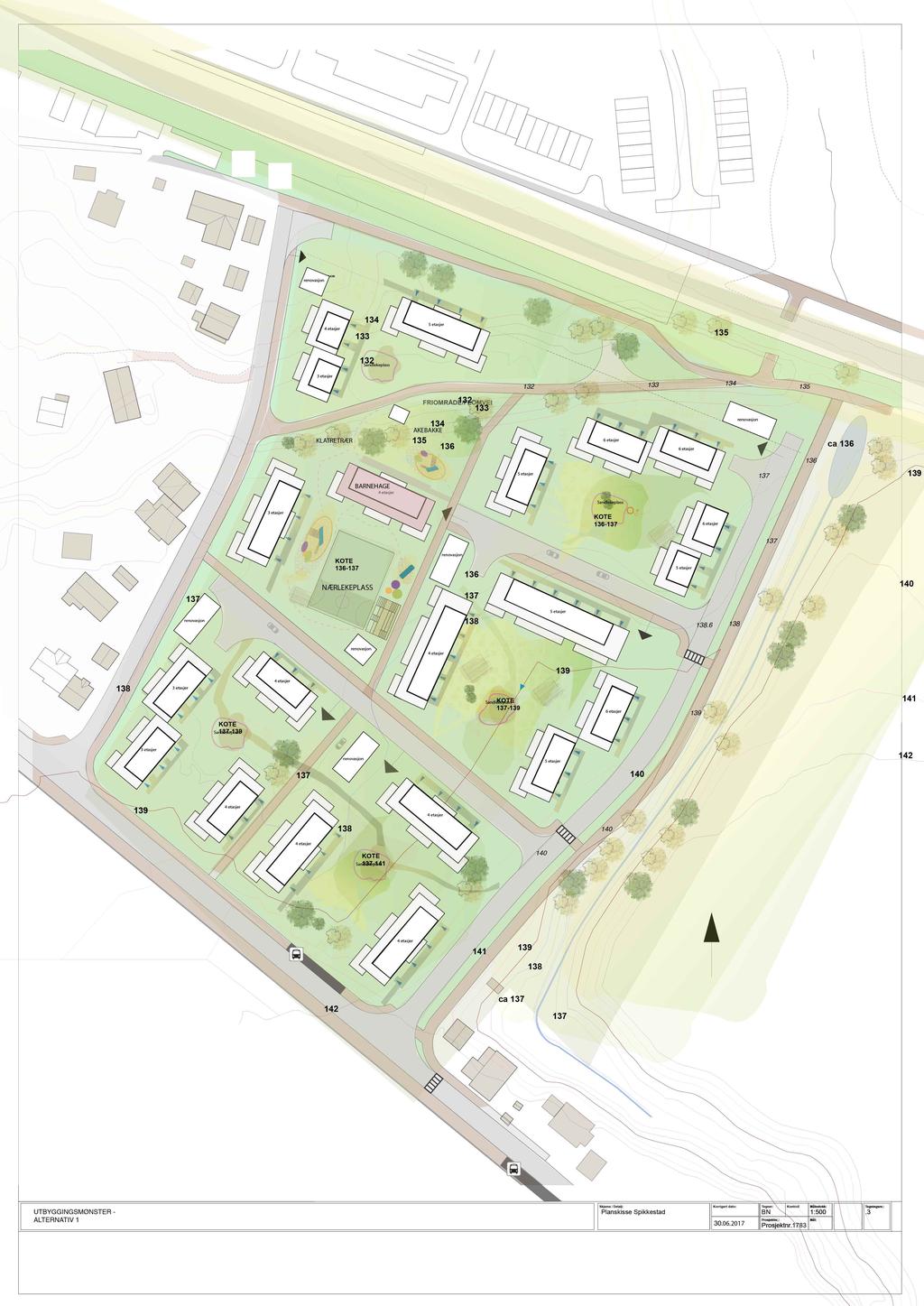 Korrigert dato: 4 etasjer 8 1 33 1 34 520 etasjer 1 35 6 3 etasjer 1 32 Sandlekeplass 132 133 134 135 F RI O M RÅD E/F 132L OM VEI 133 KLATRETRÆR BARNEHAGE 4 etasjer 134 AKEBAKKE 135 136 18 6 etasjer