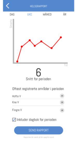 forhold og smertehistorikk. Så behøver man ikke huske alt, heller ikke hos legen.