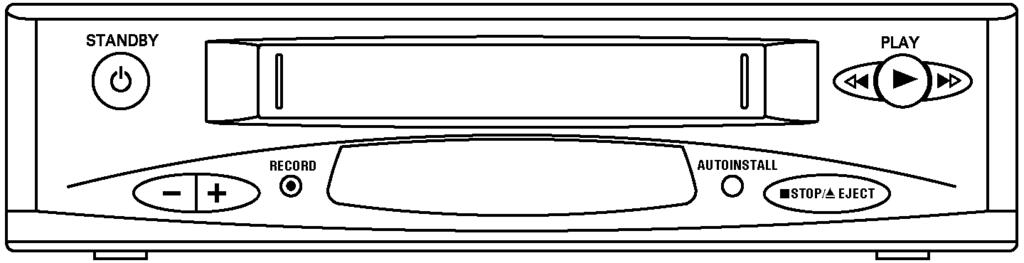 & KORT BETJENINGSGUIDE Fjernkontrollen Forsiden av apparatet RECORD/OTR n Innspilling STANDBY m Slå av SELECT Funksjonsvelger TIMER k TIMER-programmering CLEAR (CL) Forandre/slette 0-9 Talltastene