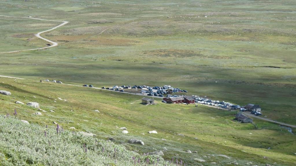 3 Tilrådning Prestholtområdet Foto: Pilen viser forslagsvis hvor en ny parkering kan etableres. Det ville da blitt en sliten rusletur for å komme til Prestholt.