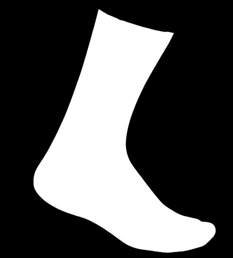 Sokkene transporterer bort fukt fra foten. Størrelser: 39-42, 43-46, 47-48.