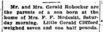 Clifford Gerald 23 Feb 1931 pg 5 Rose Ereel Richard Ereel 12