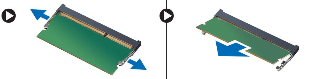 Sett inn M.2 SSD- eller DDPE-kortet 1. Juster og plasser M.2 SSD- eller DDPE-kortet på kontakten. 2. Stram til skruene som fester M.2 SSD- eller DDPE-koret til hovedkoret. 3. Sett på plass: a.