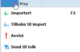 Åpne Dokumentimport.