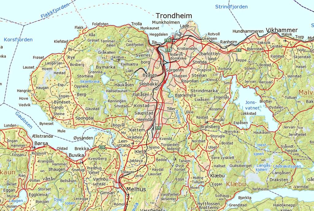 GENERELL DEL 1 INNLEDNING Statens vegvesen har på oppdrag for Trøndelag fylkeskommune utarbeidet reguleringsplan for fv. 704 mellom Tanem og Tulluan, i Klæbu kommune.