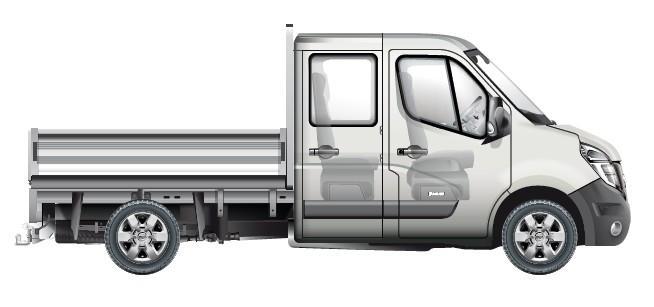 NISSAN NV400 CHASSIS Double Cab Priser