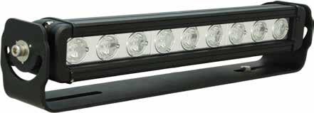 LED ekstralys Horizon: E-merket og godkjent som ekstralys. LED ekstralys med hus av aluminium i sort. Lumen: 4437lm Vekt: 1,9 kg. 9 x 5W dioder. 90% optisk ren.