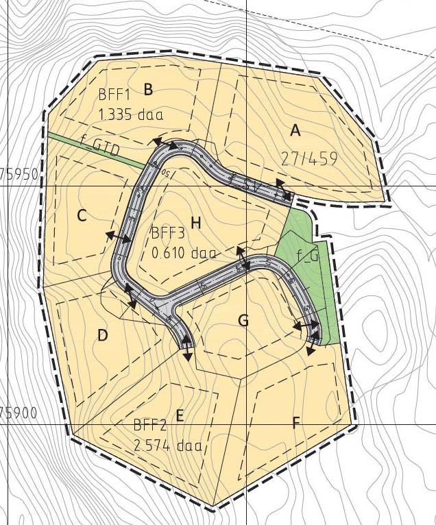 Endringar i ny plan Innleiing På grunn av høge overskot av massar som følgje av høgder i vedtatt plan og ønsket om å endre hyttetypen, ønskjer ein å endre planen slik at ein kan få ein betre