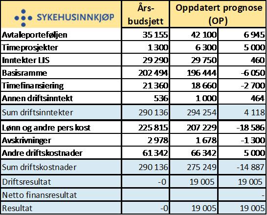 Det skal avsettes til «ikke avviklet ferie» ved årsskifte, i tråd med praksis i helseforetakene. En slik avsetning er ikke gjennomført i Sykehusinnkjøp HF tidligere.