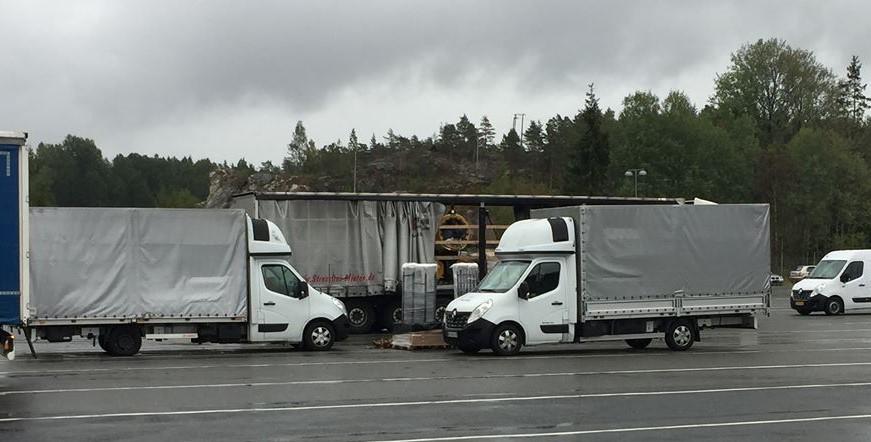 Svinesund 14. august 2018 En annen detalj som vekket vår oppmerksomhet var omfanget av varebiler under 3500 kg som bedriver langtransport.