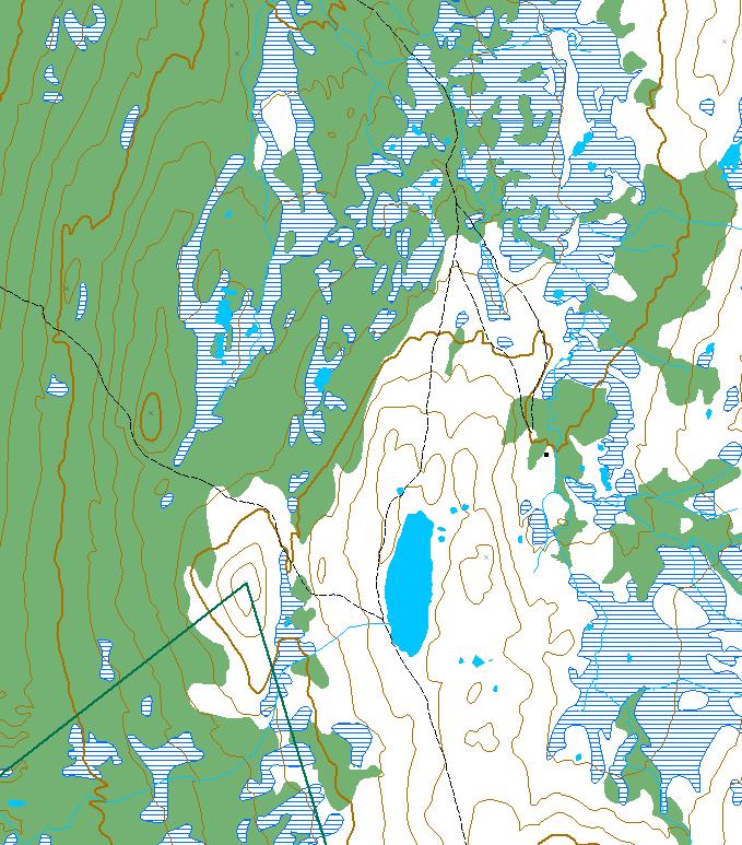 Måsåveltåsen, (Rendalen). Grenser for verneverdig skogområde.