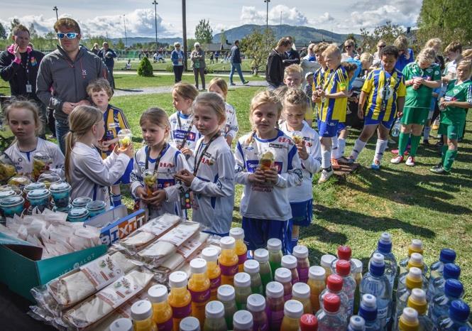 for camp Klippekort sammen med brosjyre, klart