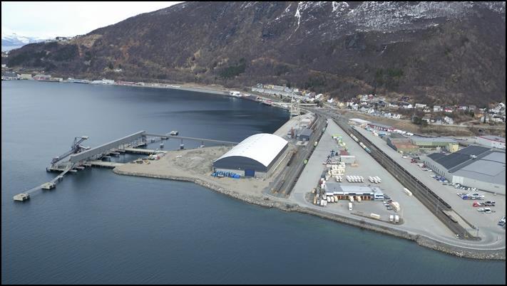 Port of Narvik - Terminals Existing terminals: 1.