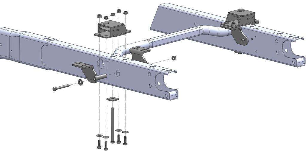 INSTALLATION PART 1 BRACKET PLACEMENT & BED HOLE LOCATIONS Since most truck beds are not installed square to the frame or are the same distance from the back of the cab, the installer will need to