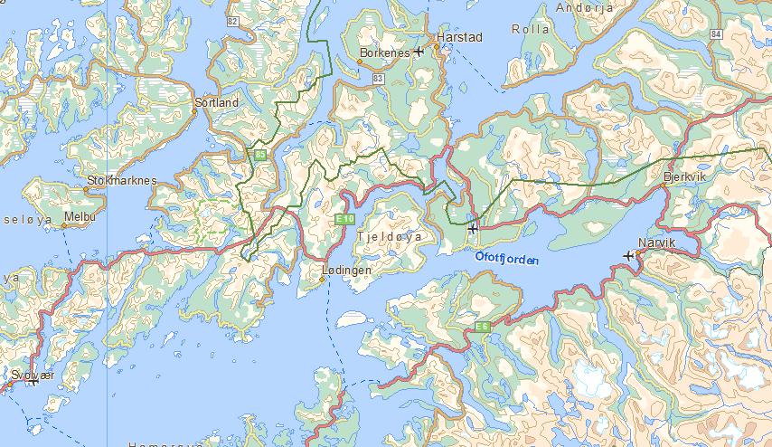 7 1 INNLEDNING 1.1 Om Ballangen Energi AS Ballangen Energi AS (BEAS) eier og driver Bjørkåsen, Hjertvatn og Arnes kraftstasjoner i Ballangen kommune i Nordland fylke med en samlet årsproduksjon på ca.