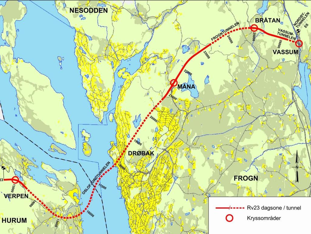 Side: 3 Prosj. nr Rv 3 Oslofjordforbindelsen Byggetrinn Dato: 1186 Reguleringsplan 30.04.14 Dok. nr Sign Rev.